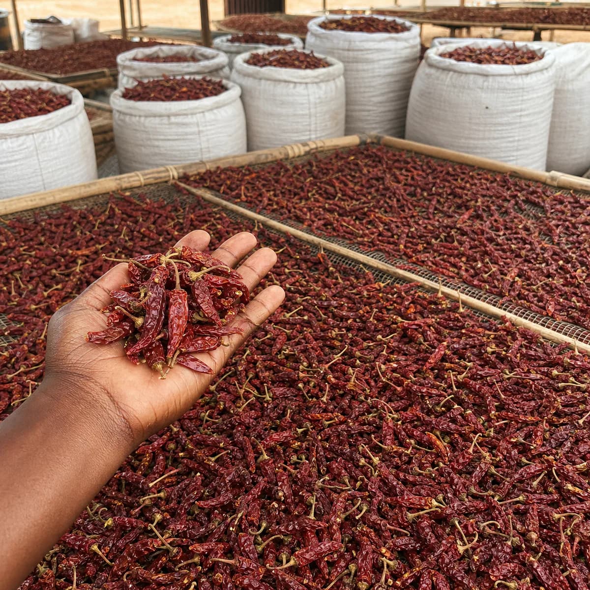 Piment séché