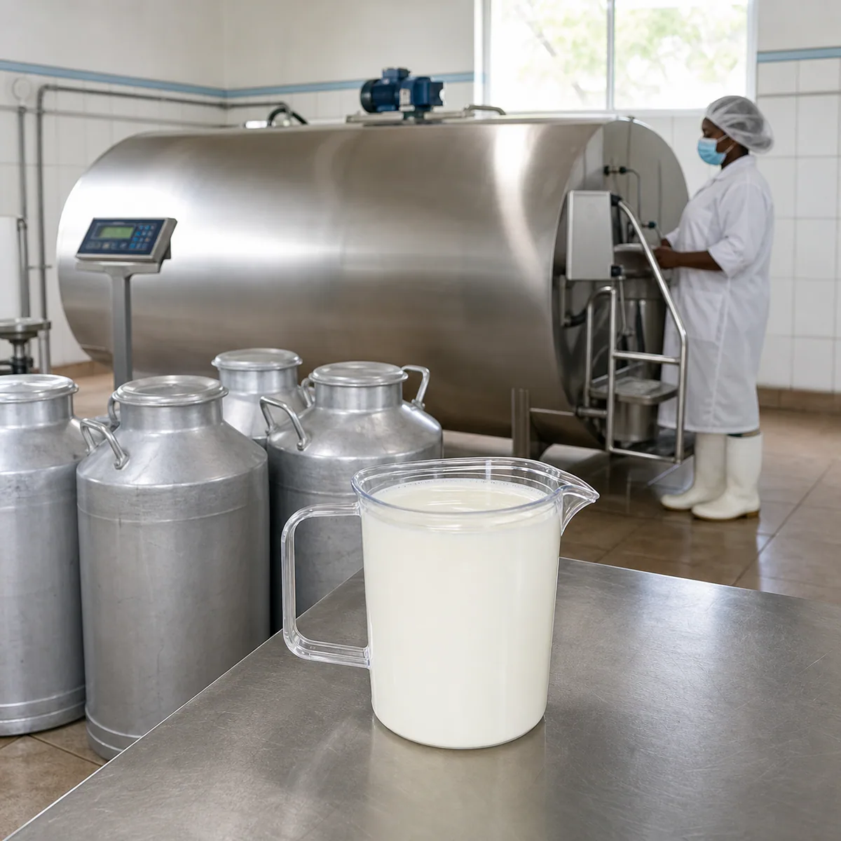 Lait cru de vache
