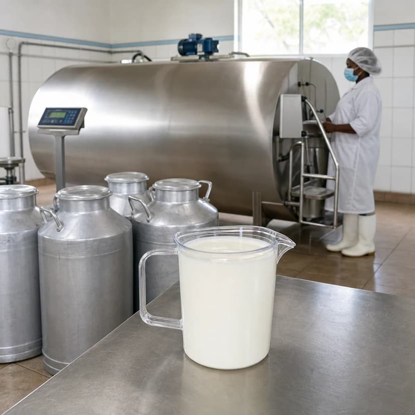 Lait cru de vache