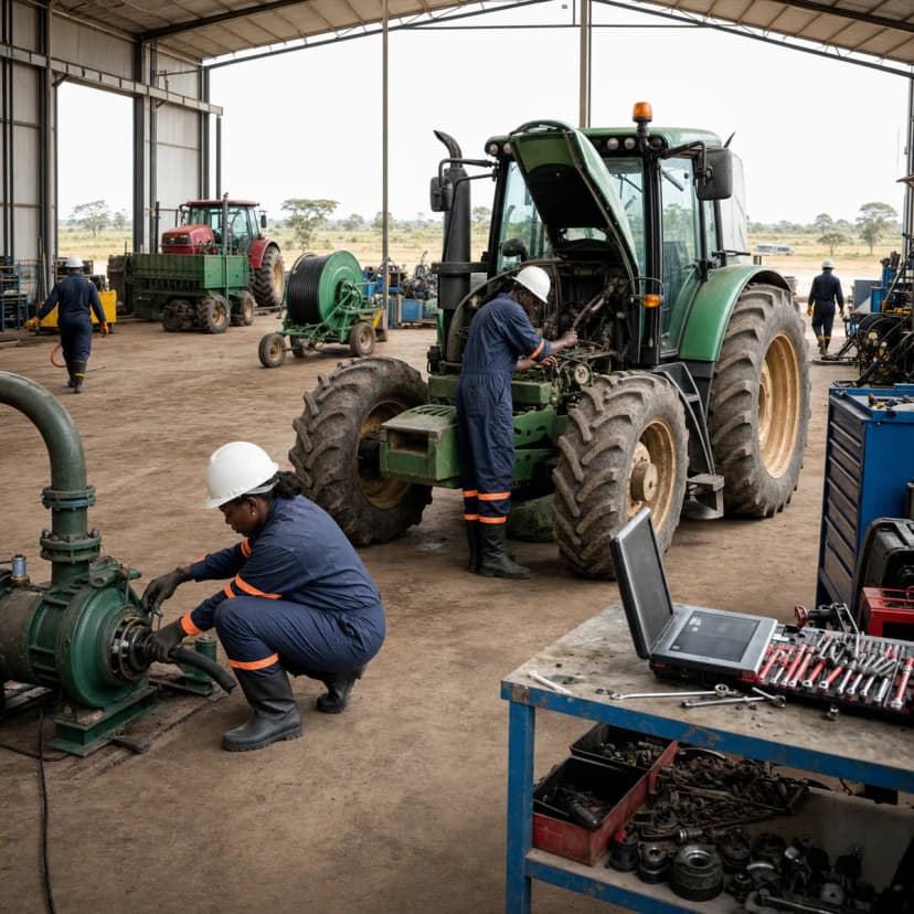 Autres services — entretien du matériel agricole